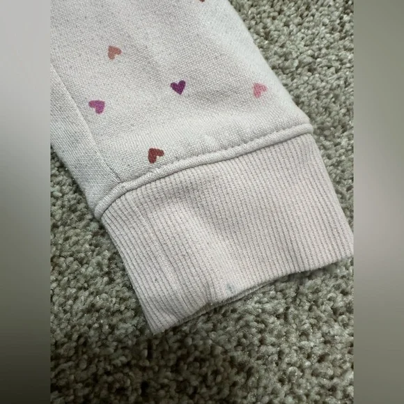 Cat & Jack Light Pink Heart Hoodie - Picture 4 of 10